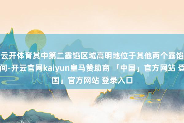云开体育其中第二露馅区域高明地位于其他两个露馅区域之间-开云官网kaiyun皇马赞助商 「中国」官方网站 登录入口